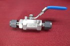 Ss-gp4-s4s4 In Inch Shut On Off Turn Straight Swagelok Tylok 1-4 Tube Od