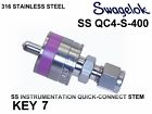 Ss-qc6-s-400 Swagelok Quick Connect Key New