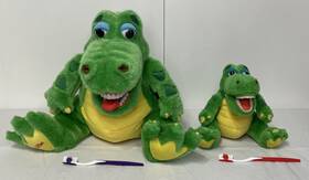 Star Smilez 610708227014 Kids Al E And Lil Gator Oral Toothbrushing Educational Plushies