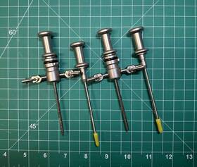 502-344-560 Stryker Lot Of 2x 3.2mm Cannulas And 4x Obturators Small Joint