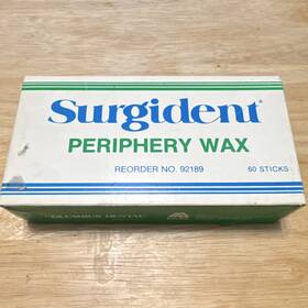 92189 Surgident Periphery Wax Sticks Dental Laboratory Mpn