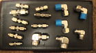 Swage-lok 15 Assorted Flo-loc And Swage Lok Stainless Steel Fittings 048693429869