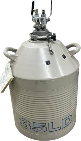 35ld Taylor Wharton Liquid Nitrogen Storage Dewar 35 Liter With Filling Dispenser