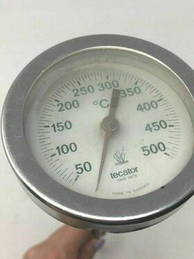 1000-0879 Tecator #1000-0879 - Temperature Thermometer 50-500 Deg Celcius Gauge 12 Inch Long