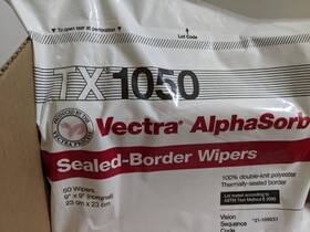 Tx1050 Texwipe Vectra Alphasorb 10 Cleanroom Wipers 9x9 Sealed-border 250ct