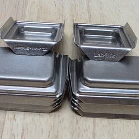 4164 Tissue Tek Lab 10 / Stainless Steel Base Molds - 35 X 24 5 Mm