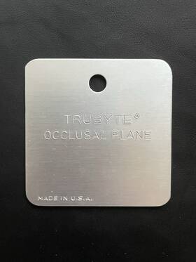 92085 Trubyte Square Occlusal Plane Plate Dental Laboratory - Euc