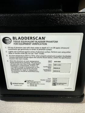 0620-0068 Verathon Bladderscan P/n Tissue Equivalent Bladder Phantom Medical