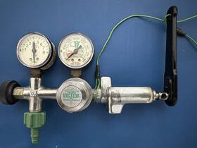 Hmg-8sy Victor Medical Products Oxygen Regulator Instrument