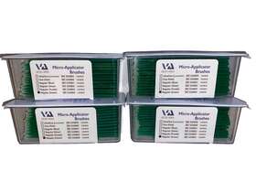 320804 Vista Micro Applicator Brushes Regular 2.0mm Green - 4 Boxes Of 100