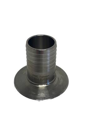 Ej1307 Vne Ss 1 Inch Sanitary Tri-clamp X Hose Barb Fitting Adapter 1-3/4 H