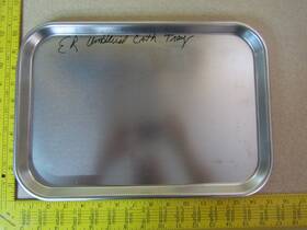 80150 Vollrath Stainless Steel Instrument Tray Size 15 Inch X 10.5