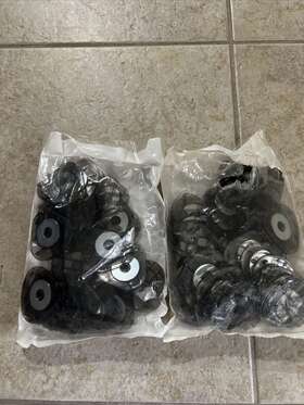 20002369 Whip Mix 46-pieces Magnetic Disposable Plastic Mounting Plates Mark 300 Series