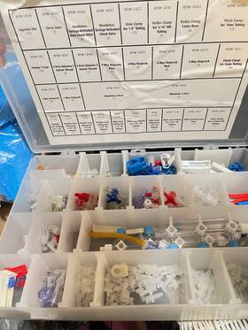 14011 World Precision Instruments Luer Valve Assortment Kit Used Partial J8