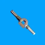 Fitting Dual 8MM Or 5/16" Hose Barb Inlet To 14MM 9/16" Banjo Steel L-2B. Fixed Price $19.98.