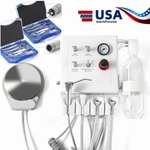 Portable Dental Turbine Unit Air Compressor/high&low Speed Handpiece Kit 2/4HOLE. Fixed Price $75.23.