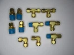 Swagelok 3/8 " Brass Tube Fittings B-600-3-6TMT Mix Lot. Fixed Price $32.04.