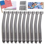 10 Pcs Dental High Speed Handpiece Push Button Turbine 4 Hole Nsk Pana Max Style. Fixed Price $84.90.