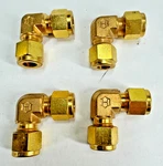 (4-PACK) Hamlet Let-lok 765LB-3/8 Union Elbow 3/8" Tube Od Brass Fitting. Fixed Price $27.89.
