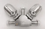 Lot Of 2 Gemu P600M Double Diaphragam Valve Block Ptfe SS361 PN16 Bar. Fixed Price $350.00.