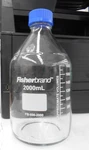 Fisherbrand 2000ML FB-800-2000 Glass Storage Bottle With Screw Cap Ring. Fixed Price $24.99.