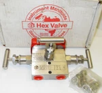 New Box Richards HM53 1U3399412 Stainless Hex Valve Manifold. Fixed Price $89.99.