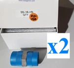 X2 New Swagelok SS-16-HN Stainless Pipe Fitting Hex Nipple, Male Npt. Fixed Price $89.95.