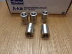 (QTY.5) Parker Hw-ss Weld-lok Union Tube Socket 3/8 Od 316 Stainless. Fixed Price $12.52.