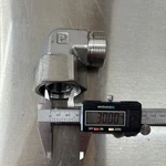 EW30S71 Parker Series Swivel Elbow Stainless, 30MM Tube, 42 X Thread. Fixed Price $95.00.