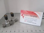Fujikin, 038819, Diaphragm Valve, 316L-P, Used, Lot Of 2. Fixed Price $37.50.