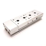 Smc MXS8-50F Pneumatic Slide Table, Bore: 8MM, Stroke: 50MM, M5X0.8, 0.15-0.7MPA. Fixed Price $400.00.
