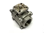 Industrial Stainless Steel Ball Valve 2" 1.4408 PN63 DN50 F05/F07. Fixed Price $107.99.