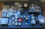 Huge Varian Pump Head Chromatography Replacement Parts Repair Lot Stator Bracket. Fixed Price $389.50.