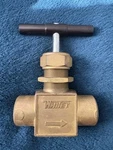 B-18VF-8 Whitey 3000 Psi Brass 1/2 Fnpt In-out Integral Bonnet Needle Valve. Fixed Price $60.00.