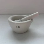 Coors Usa 522 Porcelain Ceramic Mortar & Pestle Apothocary Lab 1/3 Great. Fixed Price $24.99.