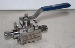 1/4" Od Tube Compression 3-PIECE Ball Valve 900 Psig 316LSS Pbm SIHLA9SMG---L. Fixed Price $30.40.