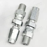 (2) Parker Field Attachable Fittings For Hlb Hose 1/8" Npt Male Swivel 213BU-2-2. Fixed Price $44.00.