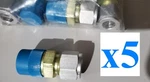 X5 New Swagelok Fitting A-810-1-8 Aluminum 1/2IN Tube Npt Male Connector. Fixed Price $74.95.