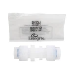 Entegris PM12GN-1 Straight Union Fitting, 3/4" X Quikgrip, Panel Mount, Pfa. Fixed Price $67.00.