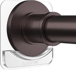 Adhesive Shower Ain Rod Holder No Drilling Invisible Wall. Fixed Price $9.98.
