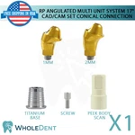 Rp Conical Connection Angulated 17 Multi Unit 1.6MM Scan Body Titanium Base Set. Fixed Price $75.00.