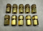 New (qty 10) Swagelok B-810-7-4 Brass Female Connector 1/2 Tube Od X 1/4 Npt. Fixed Price $59.99.