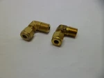 Parker Brass Elbow 1/4" Od. Tube Compression X Npt. Male Lot Of 2 Nos. Fixed Price $18.99.