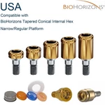 Us Overdenture Locator Abutment Fits Biohorizons Tapered Conical Internal Hex. Fixed Price $272.31.