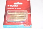 Pack Of New Husky 685 858 5-PIECE Hose Repair Kit 1/4''. Fixed Price $9.99.