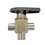 Swagelok Whitey SS-44XF4 3-WAY Ball Valve 1/4 316 Stainless Steel 1500 Psi. Fixed Price $199.77.