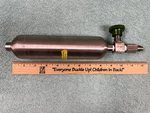 Whitey Double Ended 300CC Sample Cylinder & Nupro SS-4H2 Bellows Valve. Fixed Price $119.00.