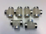 Lot Of 6 PLF4805-007SR 3/4" Npt Female Tees Schedule Reinforced Collars. Fixed Price $36.00.