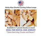 1 Lb Sticky Wax Chunks Yellow Dental Lab Jewelry Casting Corning Adhesive Repair. Fixed Price $26.99.