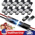 200PCS Double-wire Plug-in Connector, Cable Clamp With Locking Buckle, Awg 18-22. Fixed Price $20.99.